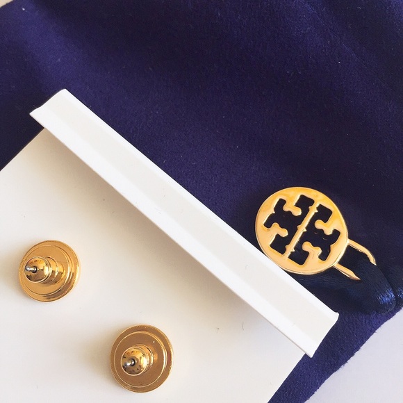 🆕 Tory Burch Gemini link stud earrings - Picture 3 of 6